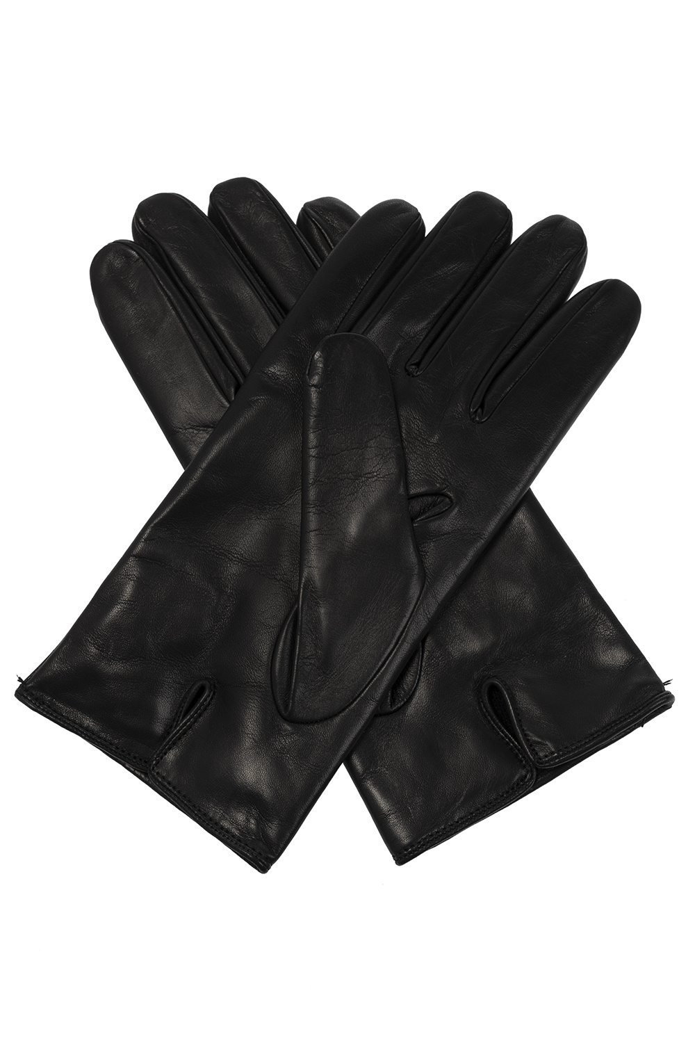 Black Leather gloves Emporio Armani IetpShops Malta Emporio